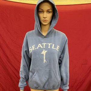 Seattle kangaroo pouch hoodie size Medium unisex